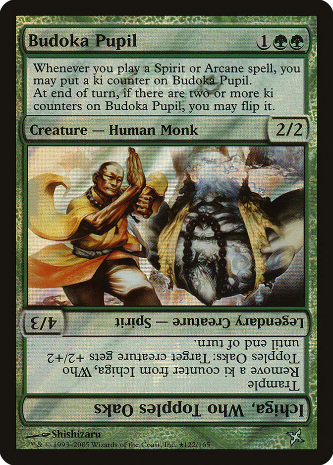 Budoka Pupil // Ichiga, Who Topples Oaks 122★/2 (Launch Party & Release Event Promos)  - Foil | Good Games Modbury