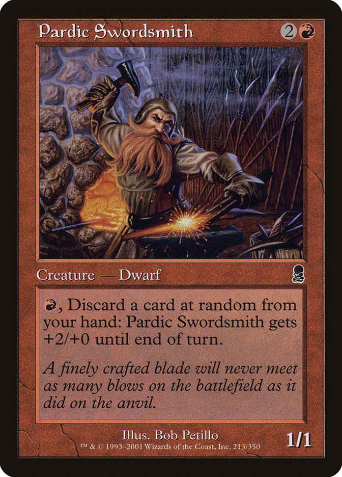 Pardic Swordsmith 213 (Odyssey)  - Foil | Good Games Modbury