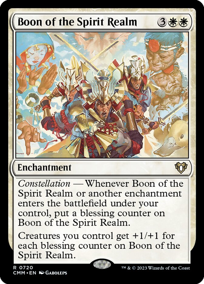 Boon of the Spirit Realm 720/451 (Commander Masters)  | Good Games Modbury