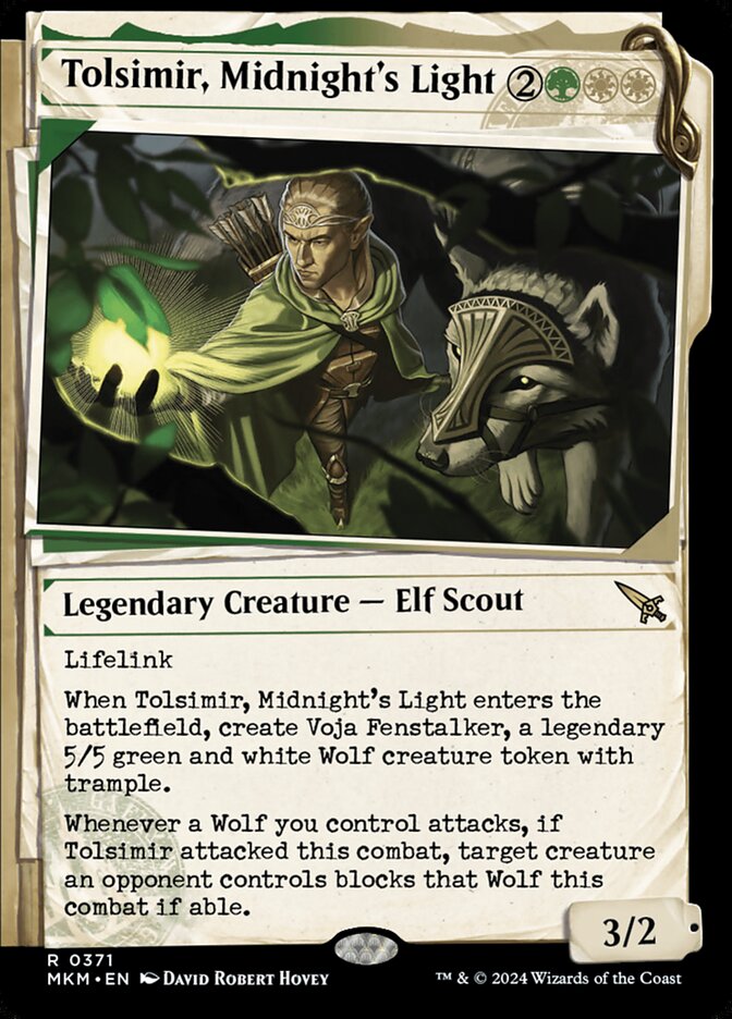 Tolsimir, Midnights Light 371/286 (Murders at Karlov Manor)  - Showcase Foil | Good Games Modbury