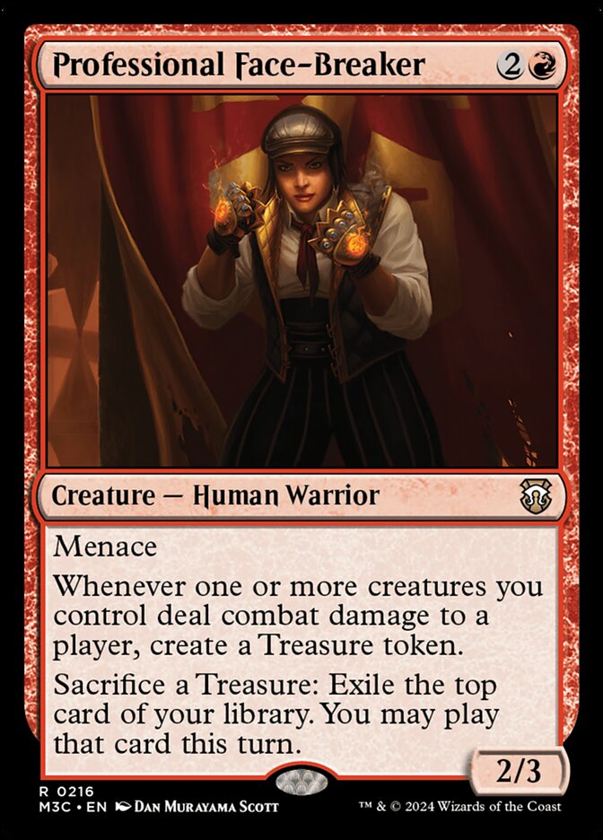 Professional Face-Breaker 216 (Commander: Modern Horizons 3)  | Good Games Modbury