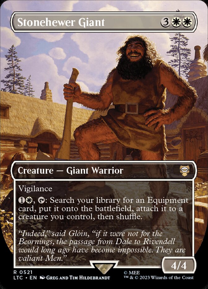 Stonehewer Giant 521/347 (Commander: The Lord of the Rings: Tales of Middle-earth)  - Borderless Foil | Good Games Modbury