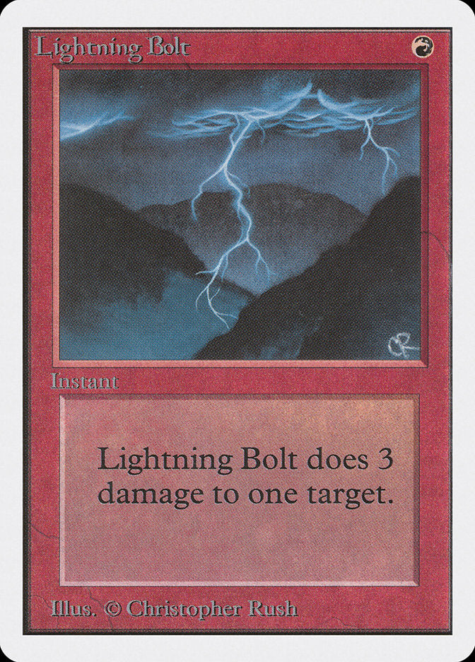 Lightning Bolt 162/302 (Unlimited Edition)  | Good Games Modbury