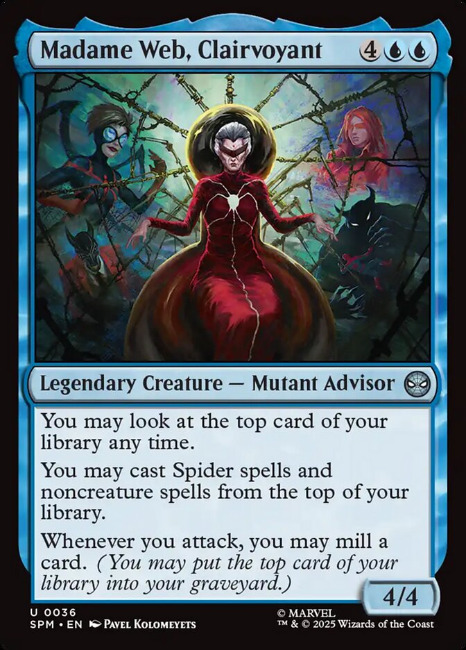 Madame Web, Clairvoyant 36/198 (Marvel's Spider-Man)  | Good Games Modbury