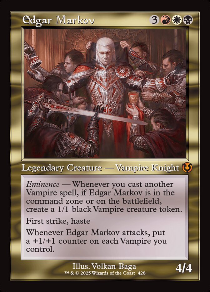 Edgar Markov Retro Frame 428 (Innistrad Remastered)  - Retro | Good Games Modbury