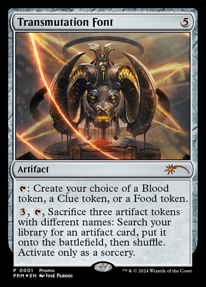 Transmutation Font 1 (Launch Party & Release Event Promos)  - Foil | Good Games Modbury