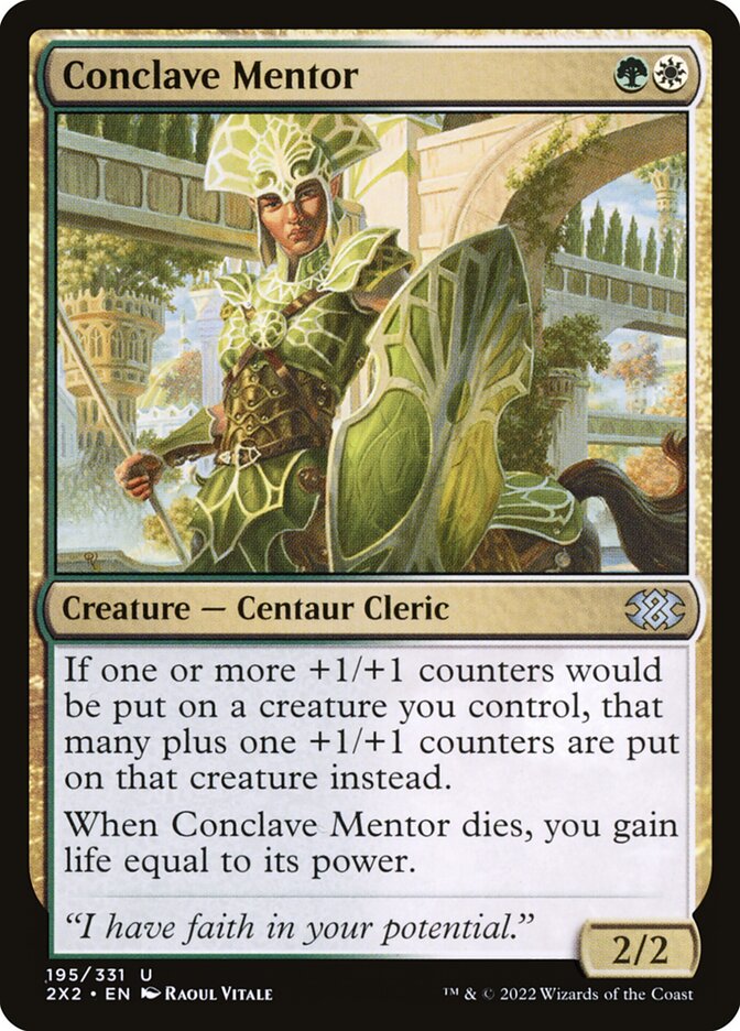 Conclave Mentor 195/331 (Double Masters 2022)  - Foil | Good Games Modbury