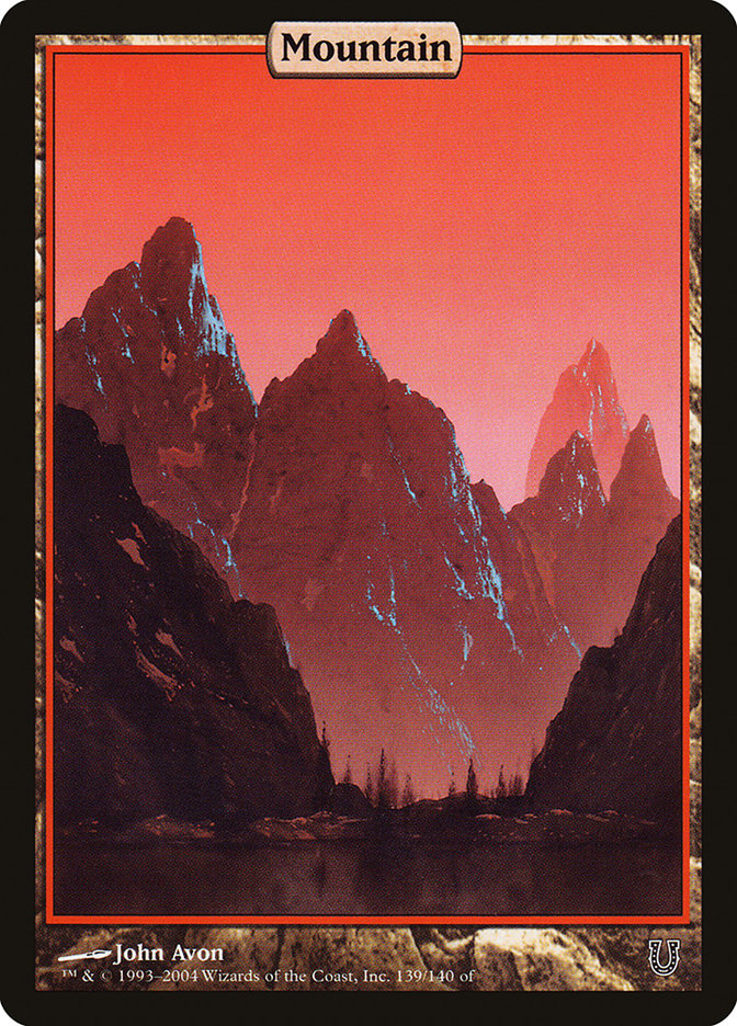 Mountain 139/140 (Unhinged)  - Full Art | Good Games Modbury