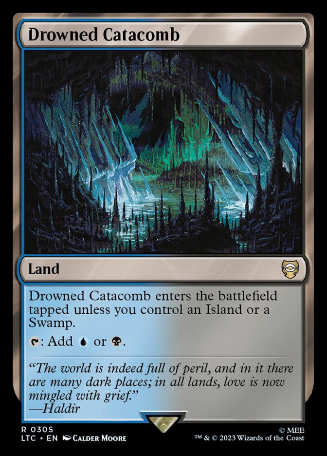 Drowned Catacomb 305 (Commander: The Lord of the Rings: Tales of Middle-earth)  | Good Games Modbury
