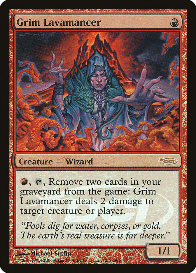 Grim Lavamancer 2 (Judge Promos)  - Foil | Good Games Modbury