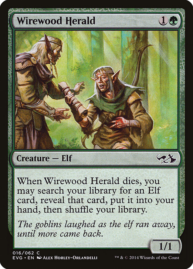 Wirewood Herald 16/62 (Duel Decks: Anthology)  | Good Games Modbury