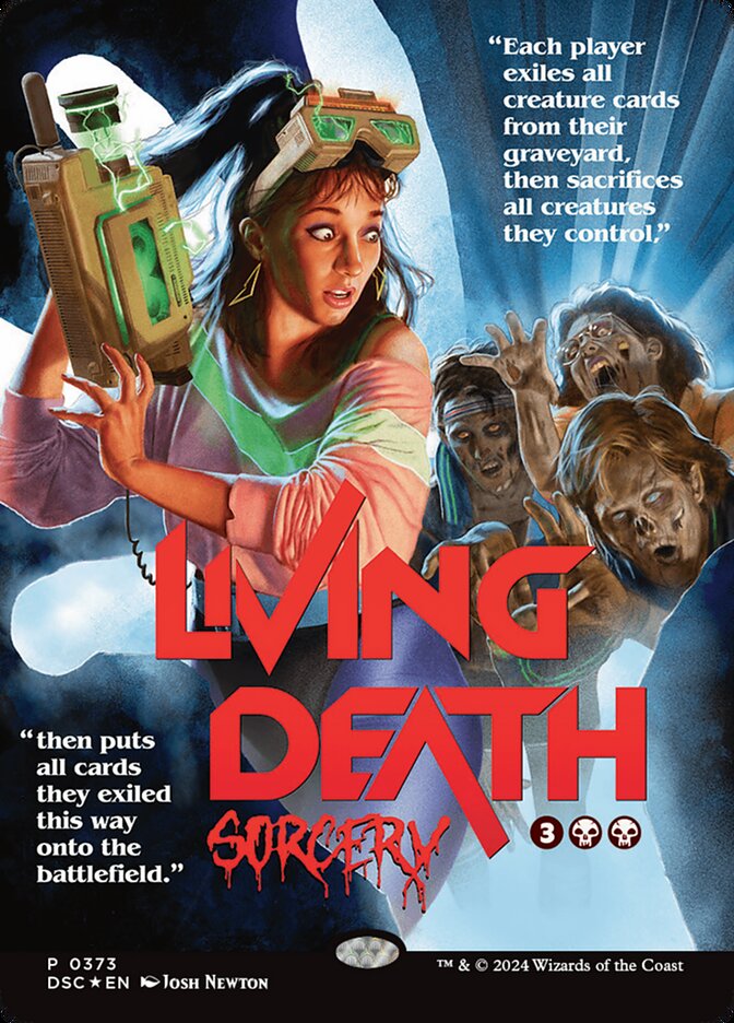 Living Death 373 (Commander: Duskmourn: House of Horror)  - Showcase Foil | Good Games Modbury