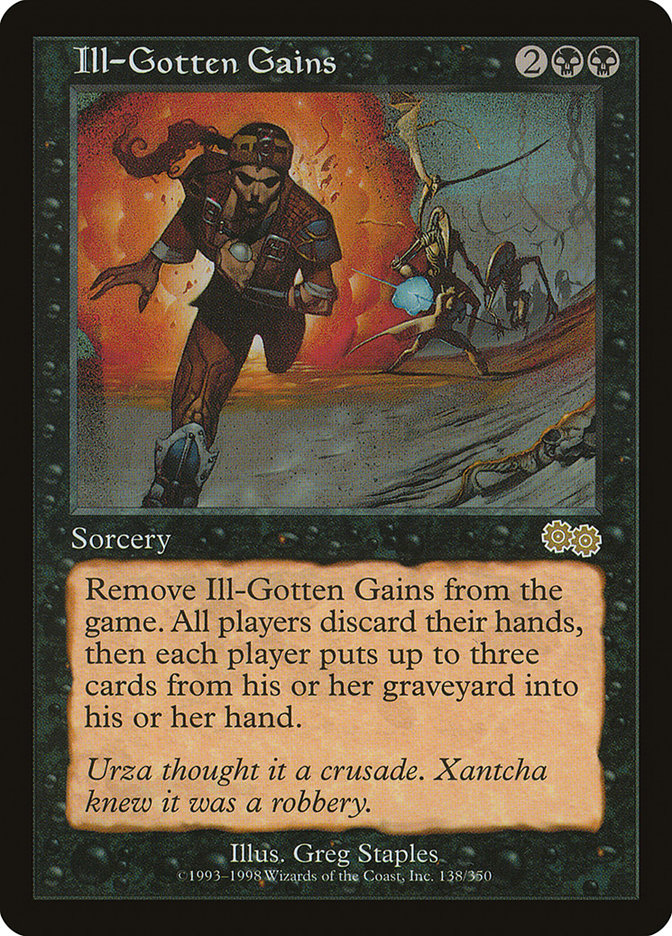 Ill-Gotten Gains 138/350 (Urza's Saga)  | Good Games Modbury