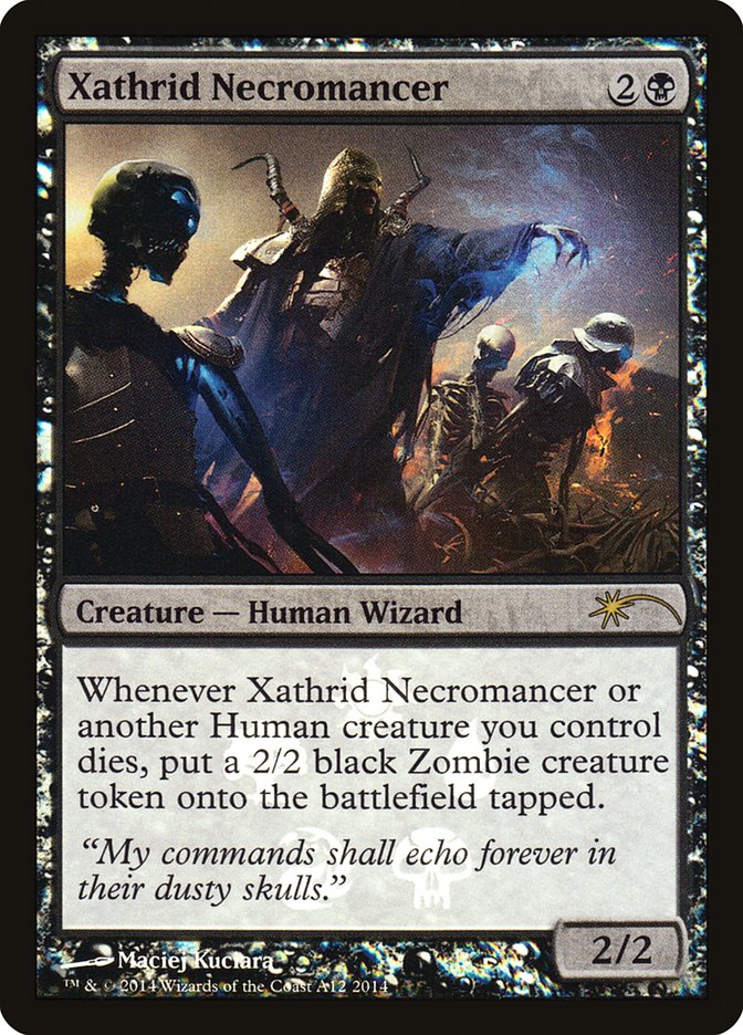 Xathrid Necromancer A12/6 (Media Promos)  - Foil | Good Games Modbury