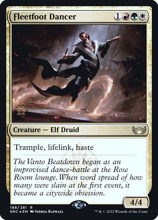 Fleetfoot Dancer 188s/161 (Prerelease Cards)  - Foil | Good Games Modbury