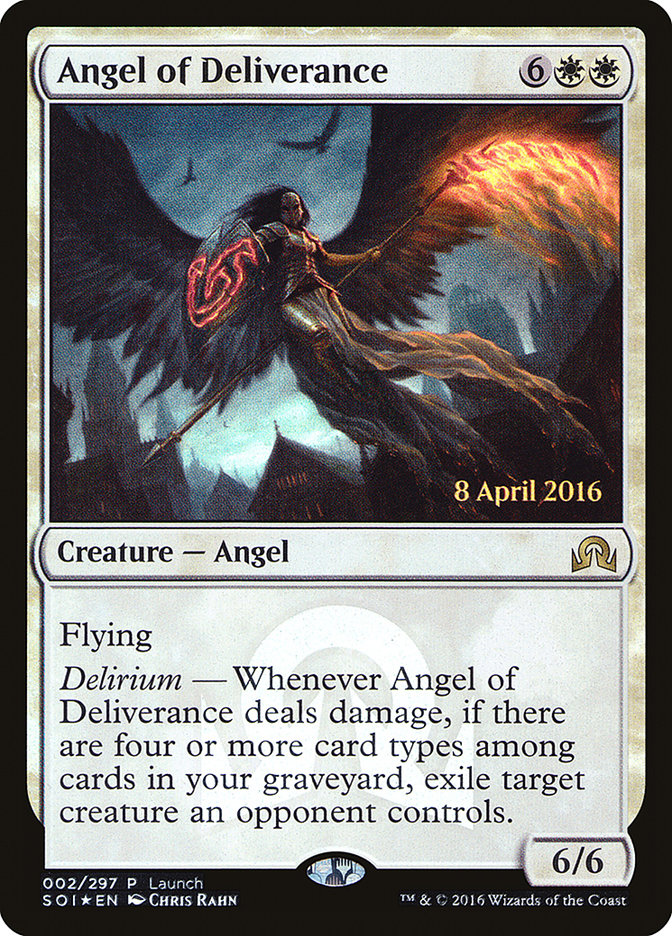Angel of Deliverance 2/89 (Launch Party & Release Event Promos)  - Foil | Good Games Modbury