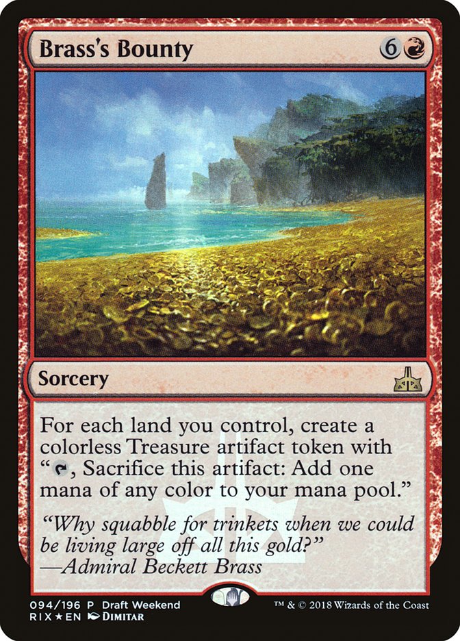 Brasss Bounty Draft Weekend 94 (Launch Party & Release Event Promos)  - Foil | Good Games Modbury