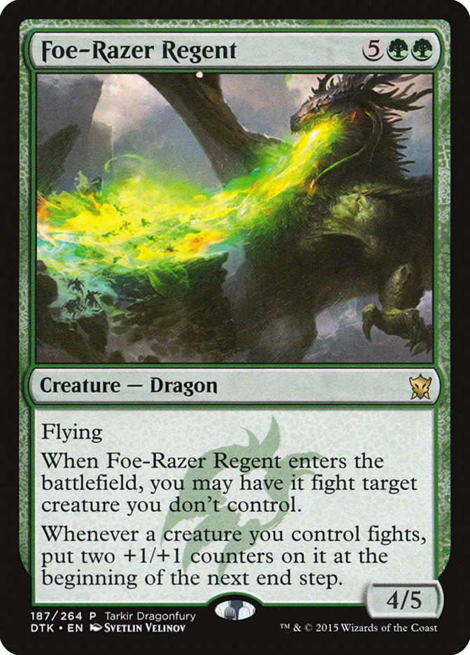 Foe-Razer Regent 187/264 (Tarkir Dragonfury Promos)  | Good Games Modbury