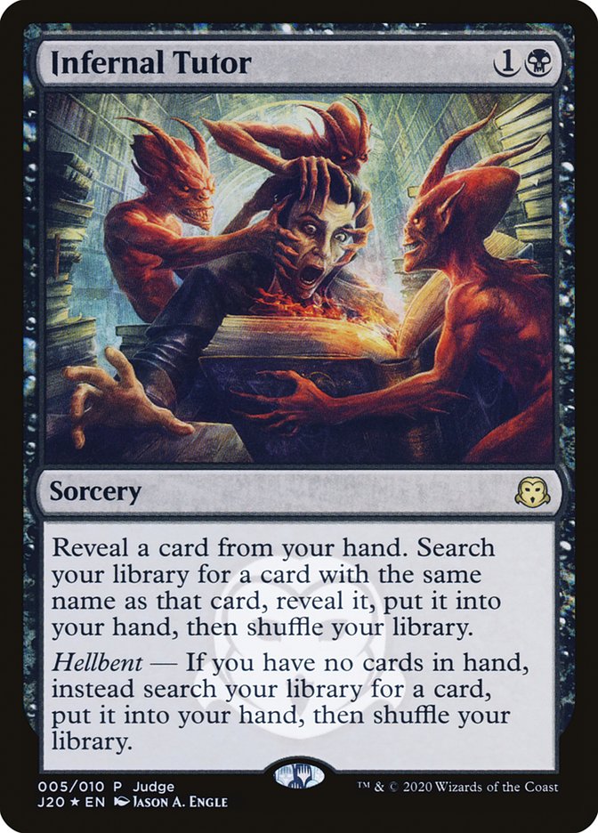 Infernal Tutor 5/10 (Judge Promos)  - Foil | Good Games Modbury