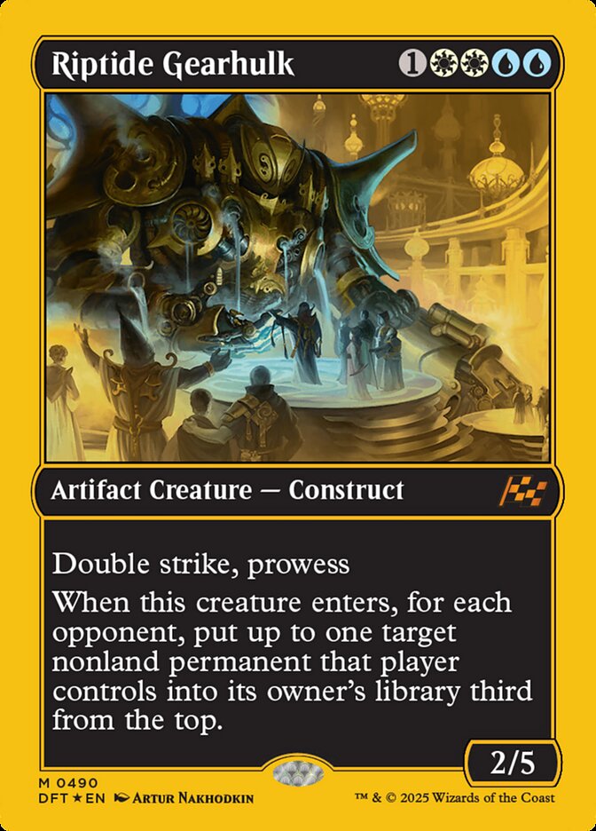Riptide Gearhulk 490/291 (Aetherdrift)  - First-Place Foil | Good Games Modbury