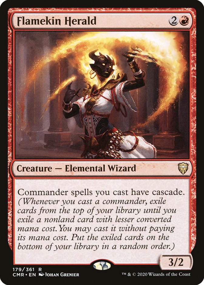 Flamekin Herald 179/361 (Commander Legends)  - Foil | Good Games Modbury