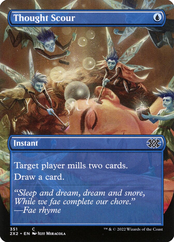 Thought Scour 351/331 (Double Masters 2022)  - Foil | Good Games Modbury