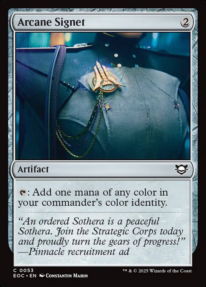 Arcane Signet 53 (Commander: Edge of Eternities)  | Good Games Modbury