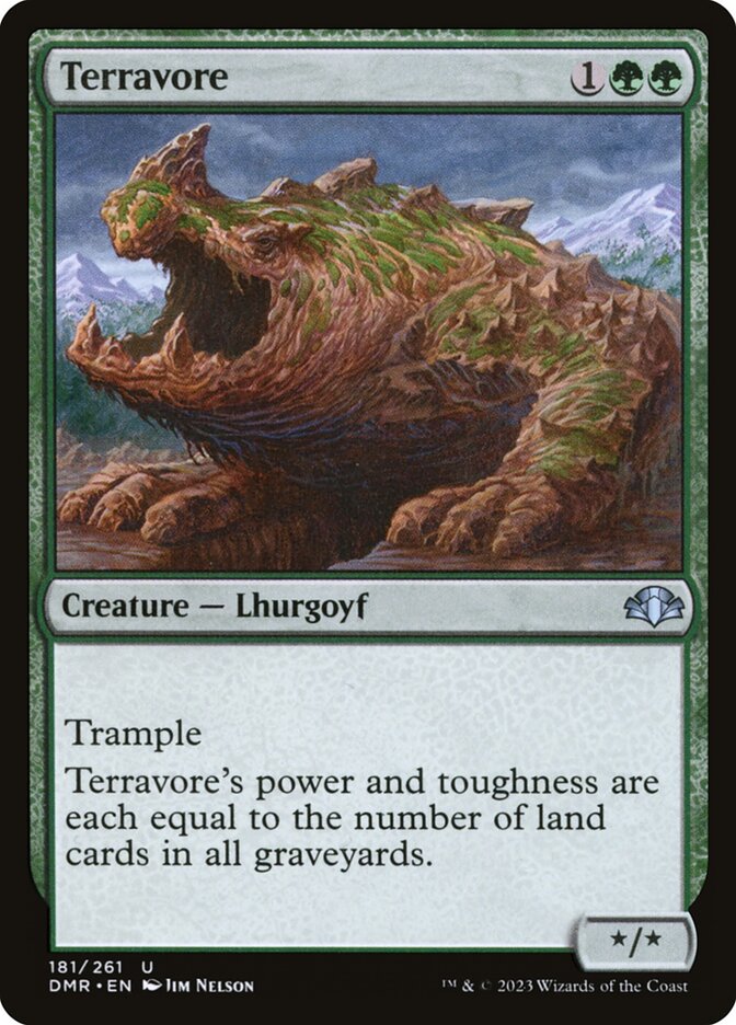 Terravore 181/261 (Dominaria Remastered)  - Foil | Good Games Modbury