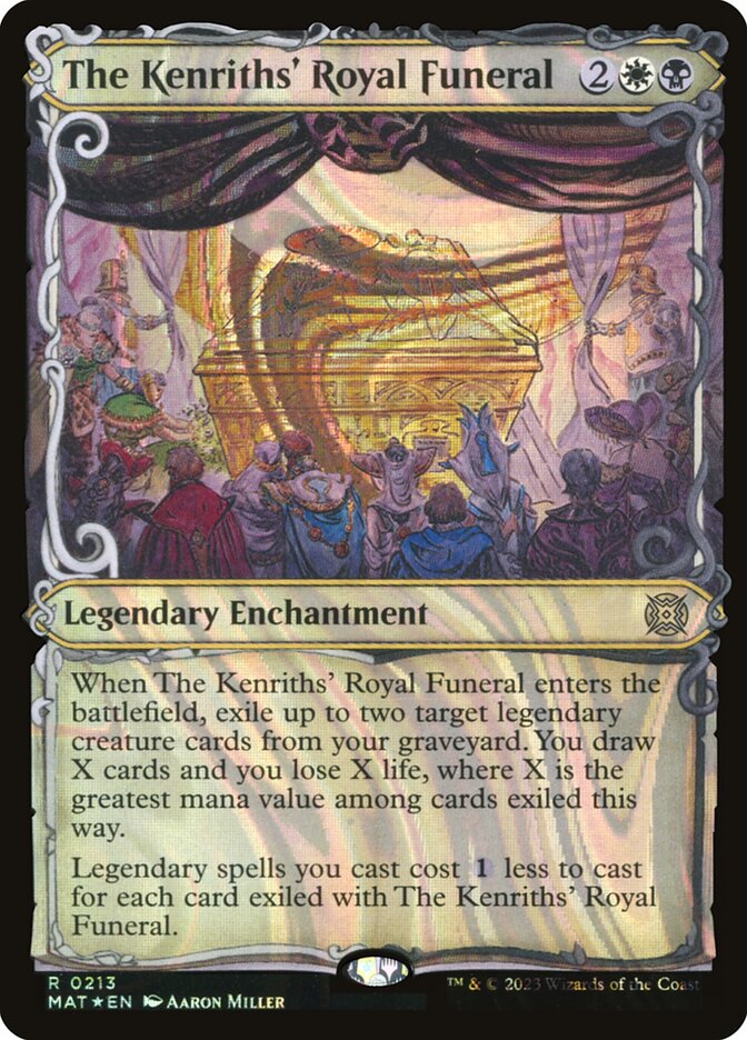 The Kenriths' Royal Funeral 213/50 (March of the Machine: The Aftermath)  - Showcase Halo Foil | Good Games Modbury