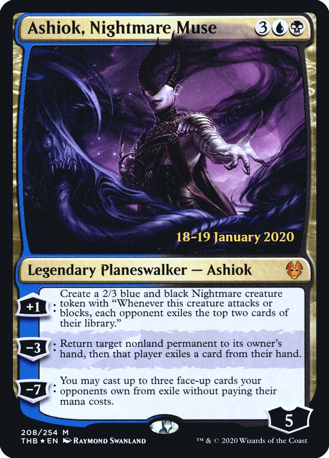 Ashiok, Nightmare Muse 208s/137 (Prerelease Cards)  - PreRelease Foil | Good Games Modbury