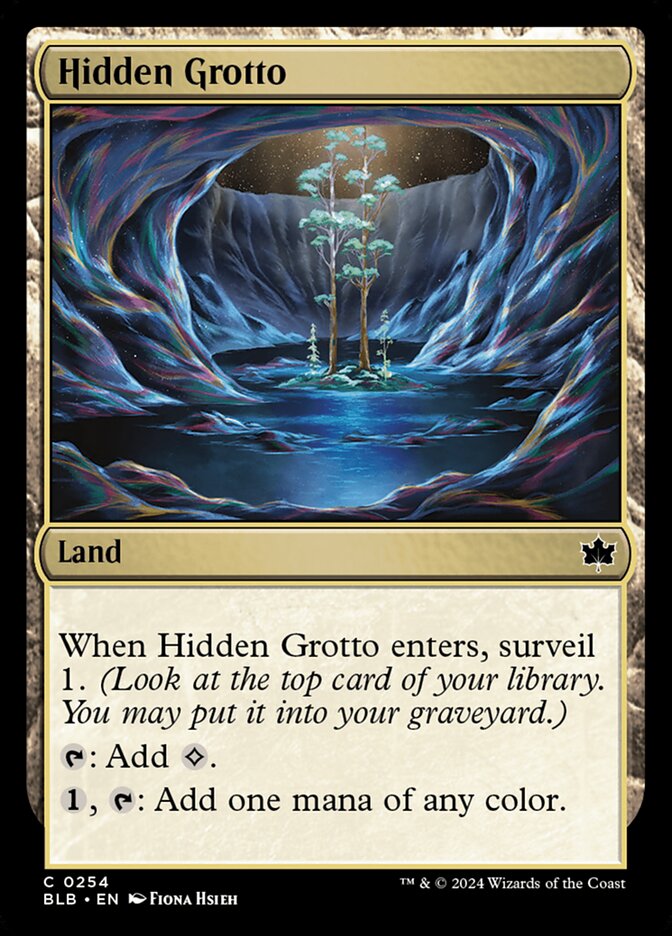 Hidden Grotto 254/281 (Bloomburrow)  | Good Games Modbury