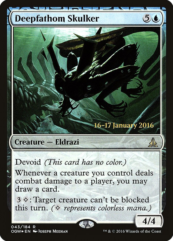 Deepfathom Skulker 43s/65 (Prerelease Cards)  - Foil | Good Games Modbury