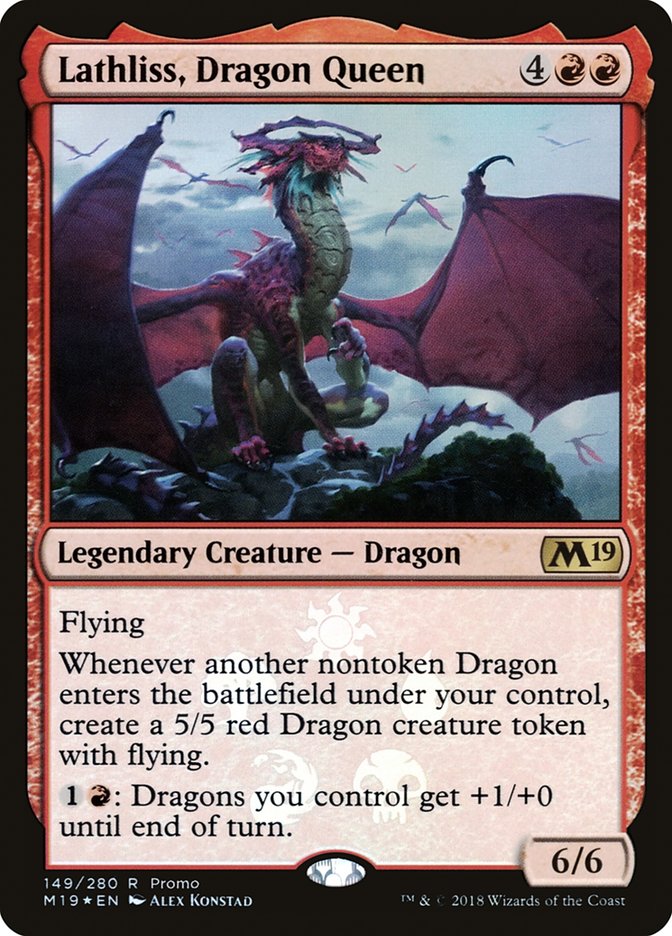 Lathliss, Dragon Queen 149 (Media Promos)  - Foil | Good Games Modbury