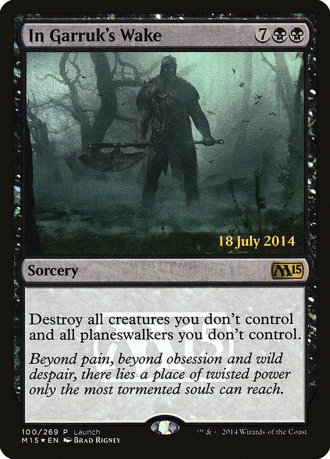 In Garruk's Wake 100/14 (Launch Party & Release Event Promos)  - Foil | Good Games Modbury