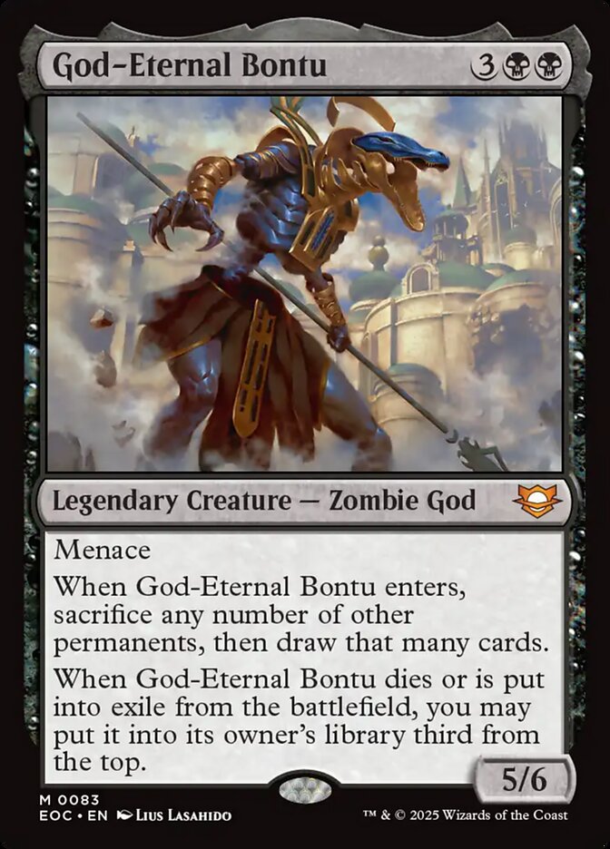 God-Eternal Bontu 83/191 (Commander: Edge of Eternities)  | Good Games Modbury