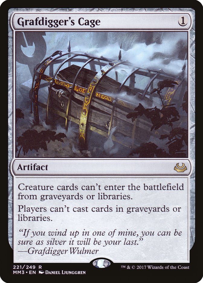 Grafdigger's Cage 221/249 (Modern Masters 2017)  | Good Games Modbury