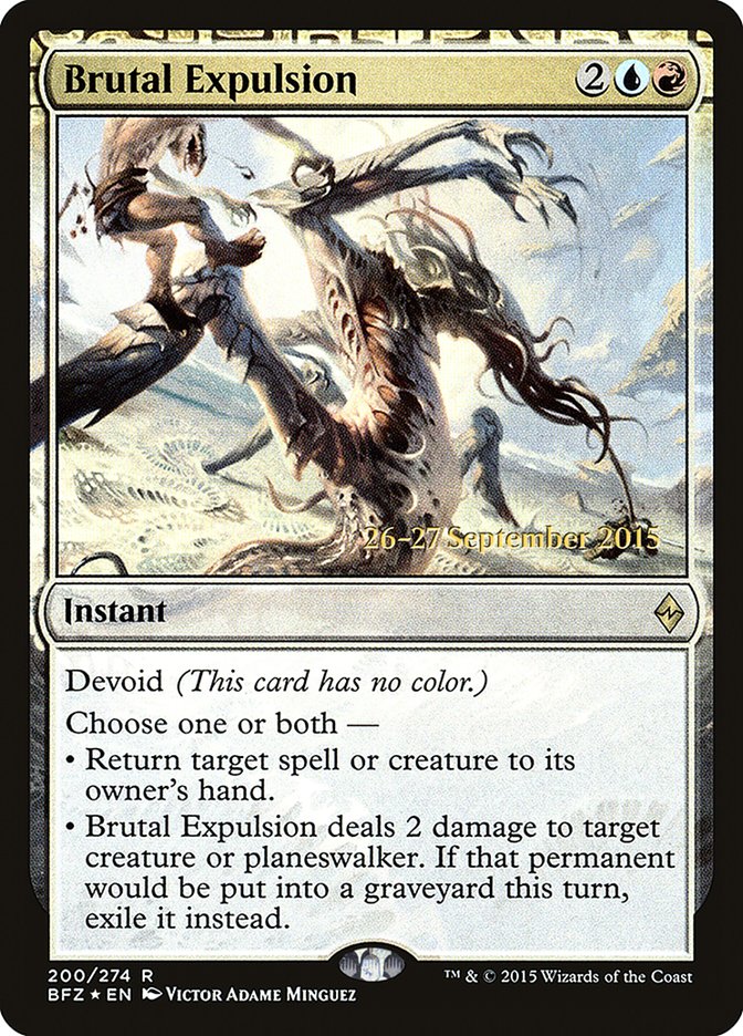 Brutal Expulsion 200s/90 (Prerelease Cards)  - Foil | Good Games Modbury