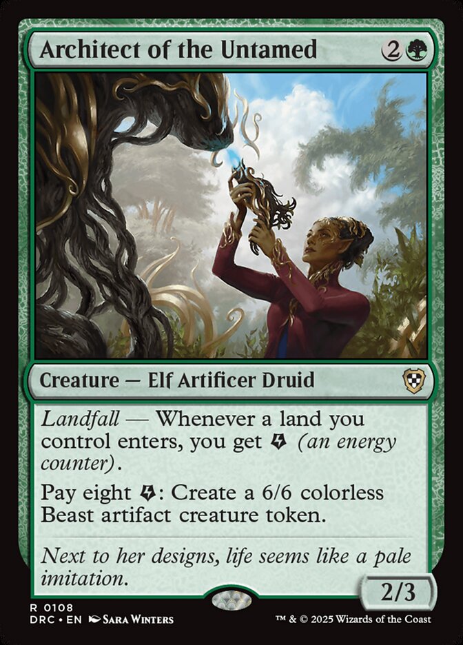Architect of the Untamed 108/187 (Commander: Aetherdrift)  | Good Games Modbury