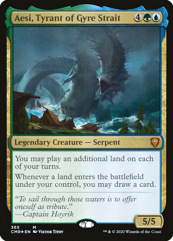 Aesi, Tyrant of Gyre Strait 365 (Commander Legends)  - Foil | Good Games Modbury
