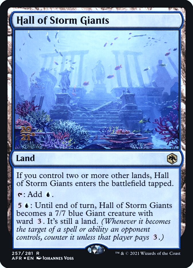 Hall of Storm Giants 257s/241 (Prerelease Cards)  - Foil | Good Games Modbury