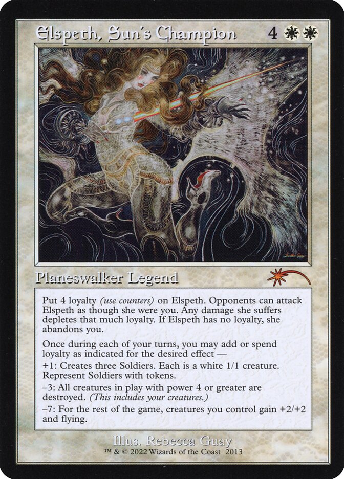 Elspeth, Sun's Champion 2013 (Secret Lair Countdown Kit)  - Retro Foil | Good Games Modbury