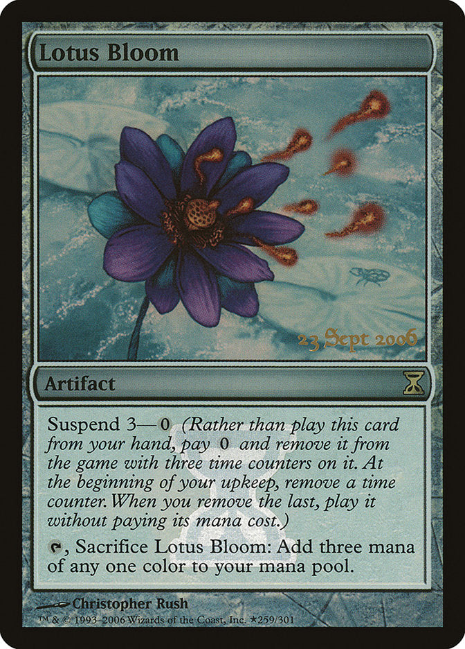 Lotus Bloom 259 (Prerelease Cards)  - Foil | Good Games Modbury