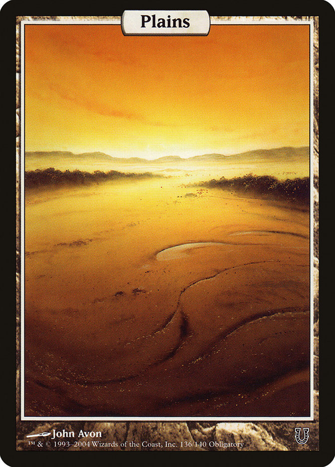 Plains 136/140 (Unhinged)  - Full Art Foil | Good Games Modbury