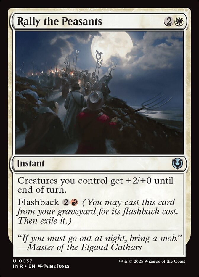 Rally the Peasants 37/287 (Innistrad Remastered)  - Foil | Good Games Modbury
