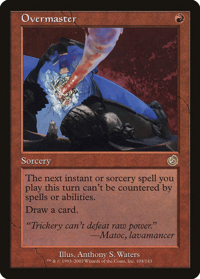 Overmaster 104/143 (Torment)  - Foil | Good Games Modbury