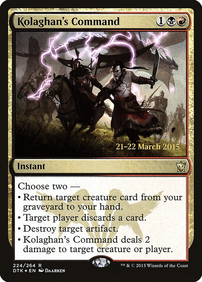 Kolaghans Command 224 (Prerelease Cards)  - Foil | Good Games Modbury