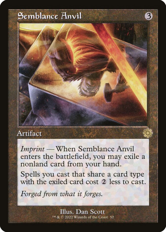 Semblance Anvil 52/63 (The Brothers' War: Retro Frame Artifacts)  | Good Games Modbury