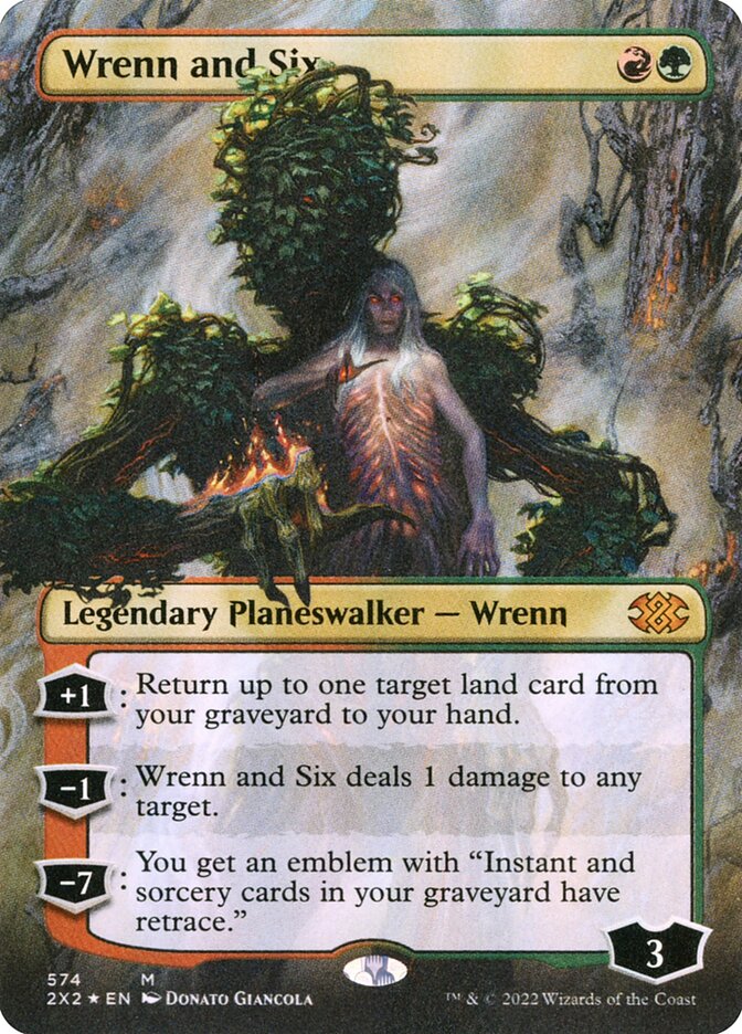 Wrenn and Six 574/331 (Double Masters 2022)  - Borderless Textured Foil | Good Games Modbury