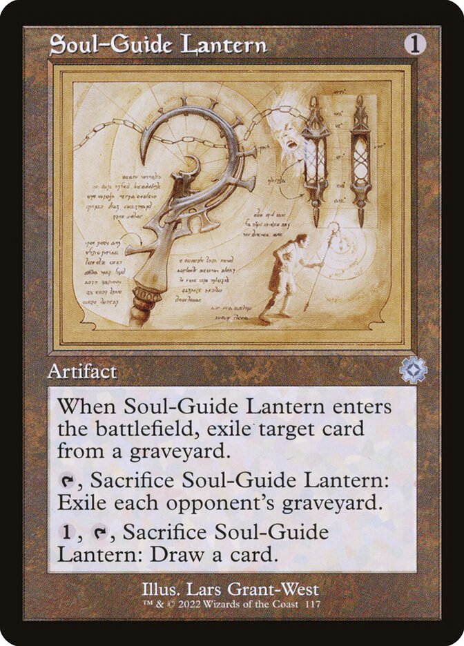 Soul Guide Lantern Schematic 117 (The Brothers' War: Retro Frame Artifacts)  | Good Games Modbury
