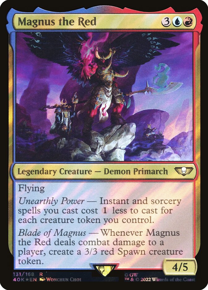 Magnus the Red 131★/617 (Universes Beyond: Warhammer 40,000)  - Surge Foil | Good Games Modbury